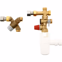 Présentation Kit de Sécurité (GS Siège Inox GSLI) pour Chauffe-Eau Thermodynamique Kit de sécurité composé de 2 raccords diél ...