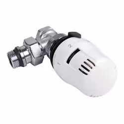 Kit radiateur Robinet équerre 1/2+Tête thermostatique VT=0,25 Kit pour radiateur : robinet équerre avec sa tête thermostatiqu ...