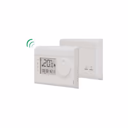 Présentation Thermostat permettant de réguler la température de chauffage d'un logement. Affichage permanent de la températur ...