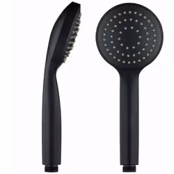 Douchette 100 mm 1 jet noire THERMADOR - UDE204DO - Douchette ABS noire Nombre de jets 1 Type de jets jet normal Diamètre 100 ...