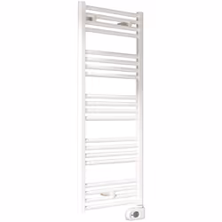 Présentation Sèche-serviette Mahana Droit électrique 500 X 1566 mm NF - Blanc Sèche vos serviettes en un rien de temps, tout ...