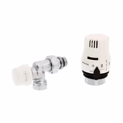 Présentation Tête thermostatique Pas de 30x1,5 + corps chromé 3/8" équerre inversé Le kit est composé d'une tête thermostatiq ...