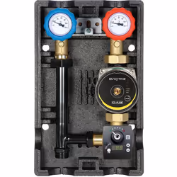 Présentation Groupe hydraulique MODULFIT mélangé et régulé avec circulateur et régulation RA110 - DN32 Avec vannes d'arrêts à ...