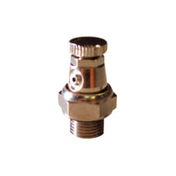 Purgeur manuel radiateur nickelé 1/8 à volant et bec orientable