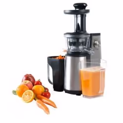 Domoclip DOP102 presse-agrumes Centrifugeuse lente 400 W Noir, Acier inoxydable - Vue supplémentaire 2