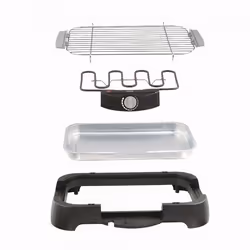 Livoo DOC153 barbecue et grill Dessus de table Electrique Noir, Gris 2000 W
