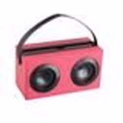 Enceinte Bluetooth CLIPSONIC TES169R - Rose - Support pour tablette - Puissance 6W - Autonomie 4 heures