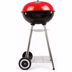 Un goût authentique et une expérience unique. Barbecue à charbon Surface de cuisson Ø 41 cm Grille de cuisson chromée Revêtem ...
