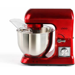 Livoo - Robot pâtissier multifonction 5l 1000w rouge DOP190R