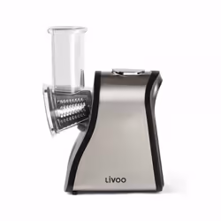 Livoo DOP192, Râpe électrique, Noir, Acier inoxydable, Acier inoxydable, Secteur, 200 W, 215 mm