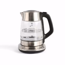 Livoo DOD165, Théière simple, 1700 ml, Multicolore, Verre, Acier inoxydable, Secteur, 2200 W