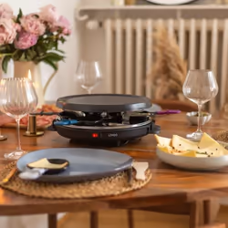Livoo DOC207 raclette 6 personne(s) 800 W Noir