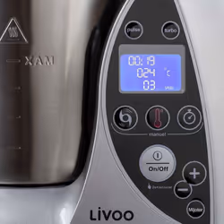 Livoo DOP142G robot ménager 1500 W 3 L Gris, Acier inoxydable - Vue supplémentaire 4