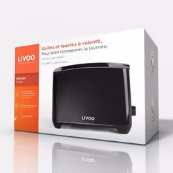 Livoo DOD162N 2 part(s) 750 W Noir - Vue supplémentaire 4