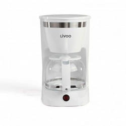 Livoo DOD163W machine à café Semi-automatique Machine à café filtre 1,25 L