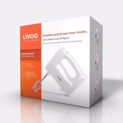 Livoo DOP162W Batteur à main 200 W Blanc - Vue supplémentaire 4