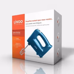 Livoo DOP162B mixeur Batteur à main 200 W Bleu - Vue supplémentaire 4