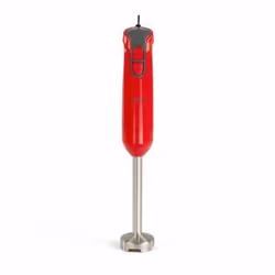 Livoo DOP204R, Mélangeur par immersion, 0,6 L, 400 W, Rouge