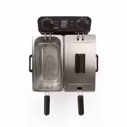 Livoo DOC217 friteuse Double 6 L Autonome 3300 W Argent