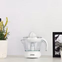 Livoo DOD131W presse-agrumes 25 W Transparent, Blanc