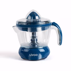 Livoo DOD131B, Bleu, Transparent, 65 tr/min, 0,7 L, 25 W, 205 mm, 140 mm