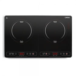 Livoo DOC236 plaque Noir Comptoir 58 cm Plaque avec zone à induction 2 zone(s)