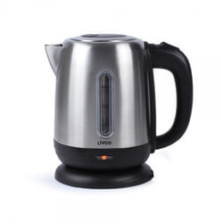 Livoo DOD182 bouilloire 1,2 L 1630 W Noir, Acier inoxydable
