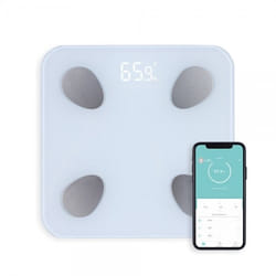 Livoo DOM428 balance Carré Blanc Pèse-personne électronique