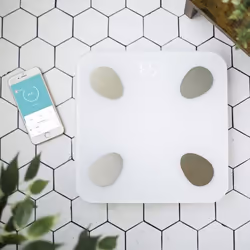 Livoo DOM428 balance Carré Blanc Pèse-personne électronique