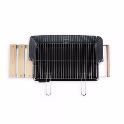 Livoo DOC244 barbecue et grill Chariot Bois de chauffage Noir, Acier inoxydable - Vue supplémentaire 6