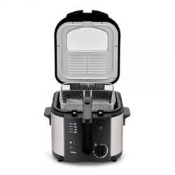 Livoo DOC237 friteuse Unique 3 L 1800 W Noir, Acier inoxydable