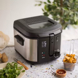 Livoo DOC237 friteuse Unique 3 L 1800 W Noir, Acier inoxydable