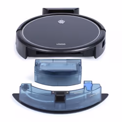 Livoo DOH126 robot aspirateur 0,6 L Sans sac Noir