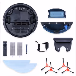 Livoo DOH126 robot aspirateur 0,6 L Sans sac Noir - Vue supplémentaire 6