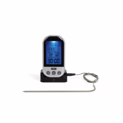 Ecran LCD rétroéclairé - 8 choix de viande et de poisson possible - Différentes types de cuisson préprogrammées - Sonde imper ...