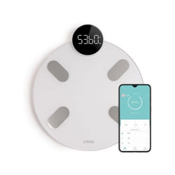 Pèse-personne impédancemètre connecté - Livoo - DOM455W - Blanc