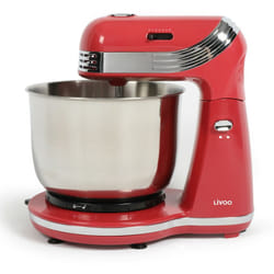 Robot pâtissier multifonction 3l 250w rouge - Livoo - dop137rc
