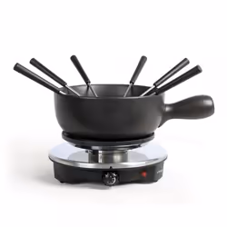 Livoo DOC262, 6 personne(s), 1,2 L, Noir, Rond, Rotatif, Aluminium, Acier inoxydable