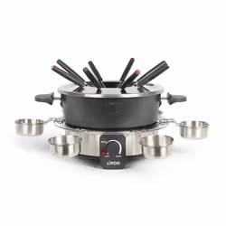 Livoo DOC264, 8 personne(s), 1,8 L, Noir, Acier inoxydable, 1000 W, 420 mm, 420 mm
