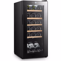 Servez vos bouteilles de vin à la température adéquate Moderne et performante, cette cave à vin permet de mettre à températur ...