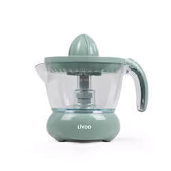 Livoo DOD131VS presse-agrumes Centrifugeuse lente 25 W Vert, Transparent