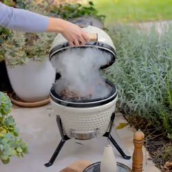 Livoo DOC283 barbecue et grill Barbecue/grill Kamado Chaudron Charbon de bois (combustible) Crème - Vue supplémentaire 4