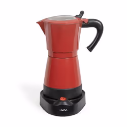 Livoo Cafetière électrique Mokka 0,3 L 480 W Rouge