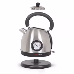 Livoo DOD157S bouilloire 1,8 L 1800 W Noir, Argent