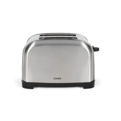 Livoo - grille-pains 2 fentes 850w gris - dod196