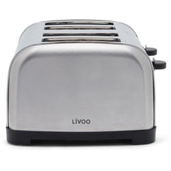 Livoo - Grille-pains 4 fentes 1700w gris DOD197