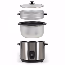 Livoo DOC293 cuiseur à riz 2,8 L 1000 W Noir, Acier inoxydable - Vue supplémentaire 4