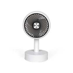 Mini ventilateur de bureau rechargeable - Livoo - TEA310W - Blanc