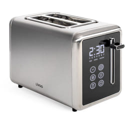 Livoo - Grille-pains 2 fentes 850w gris métalisé DOD205