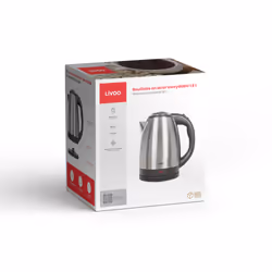 Livoo Bouilloire en acier inoxydable 1,8 L